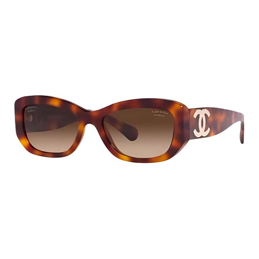 CHANEL CHANEL Irregular Shape Sunglasses Women's