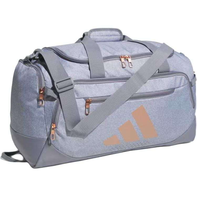 Adidas Adidas Polyester One Shoulder Crossbody Travel Bag Gym Bag Small Unisex Gray