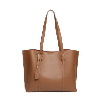 SEPTWOLVES Cow Leather Tote Bag, Shoulder Bag Women's Brown