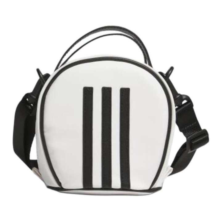 Adidas Adidas Polyurethane One Shoulder Handbag Women's White & Black