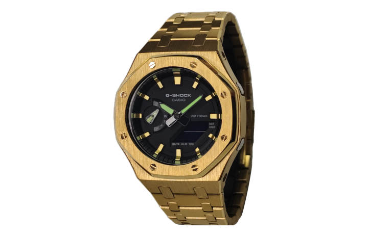 CASIO CASIO Custom Collection Electronic Movement Stainless Steel Strap Watch Men's Watches Black Dial