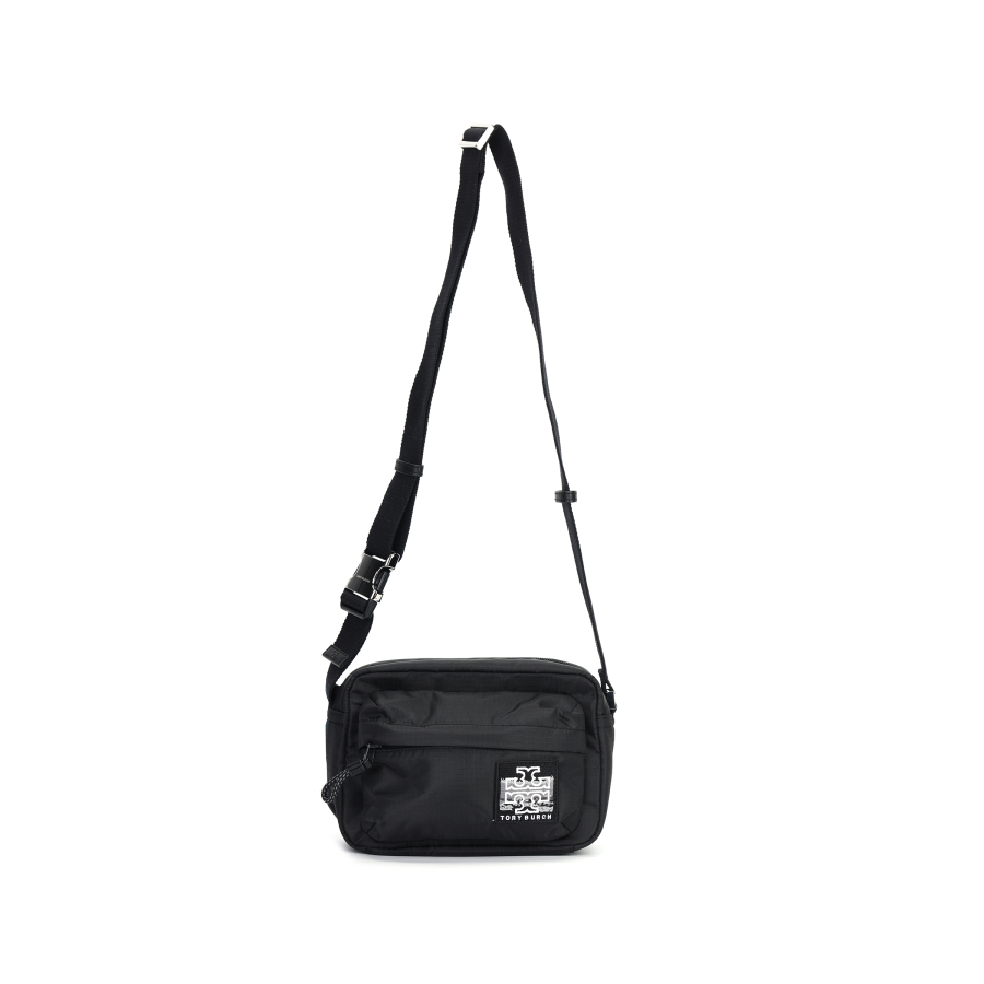 TORY BURCH Fabric Shoulder Bag, Crossbody Bag Women's Black