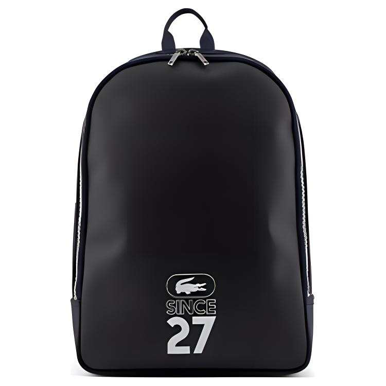 LACOSTE LACOSTE PVC Polyvinyl Chloride Backpack Medium Men's Cerulean & Midnight Blue