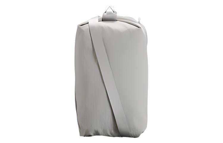 Lululemon Fast Track Waterproof Fabric Crossbody Bag, Shoulder Bag Regular Women's Silver Drop
