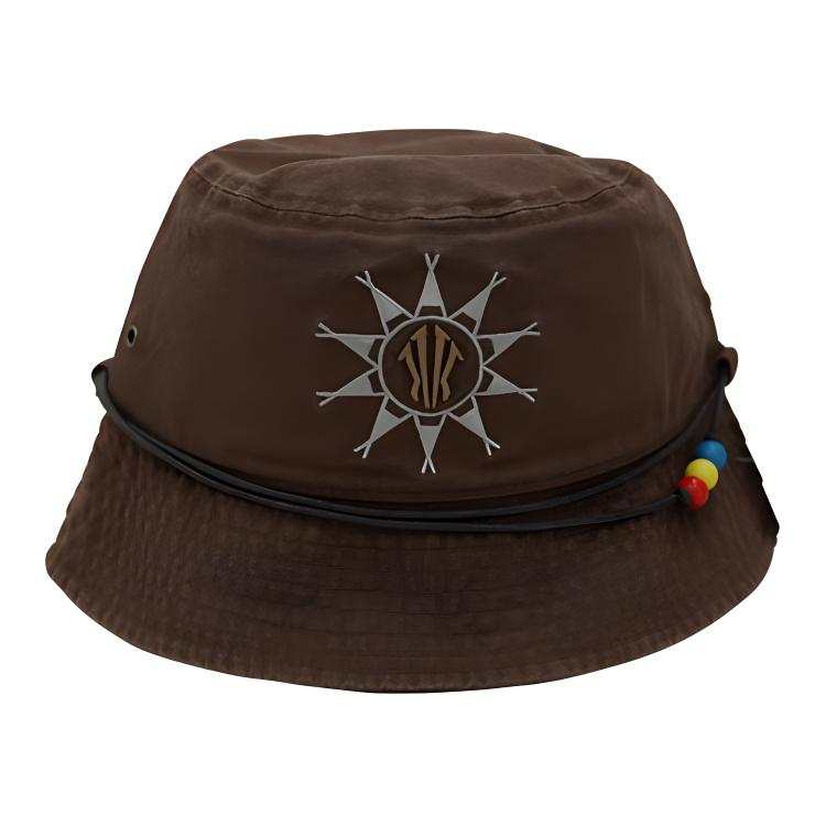 Anta Irving Collection Enzyme Wash Bucket Hats Unisex Chestnut Brown