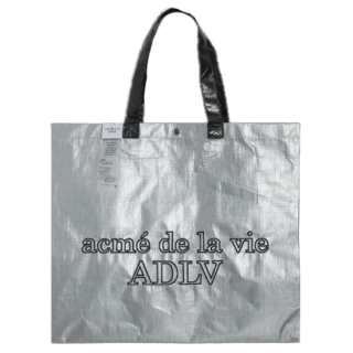 Acme De La Vie Acme De La Vie/ADLV Logo Print Polyester One Shoulder Handbag Regular Unisex Silver
