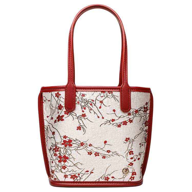 PAYOT Microfiber Synthetic Leather Wedding Bag Handbag Medium Women's Burgundy