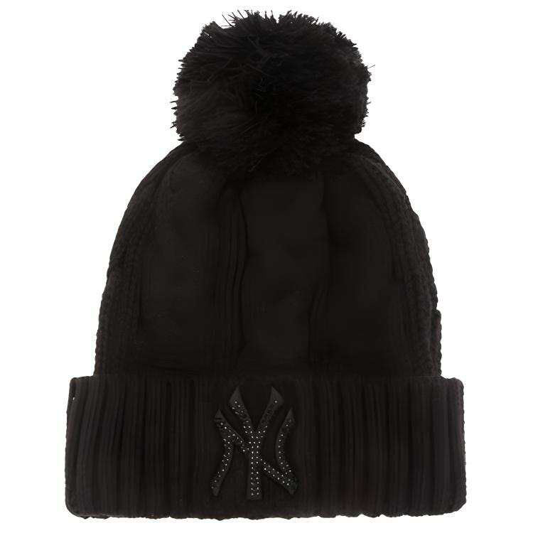 MLB MLB Polyester Beanies Unisex Black