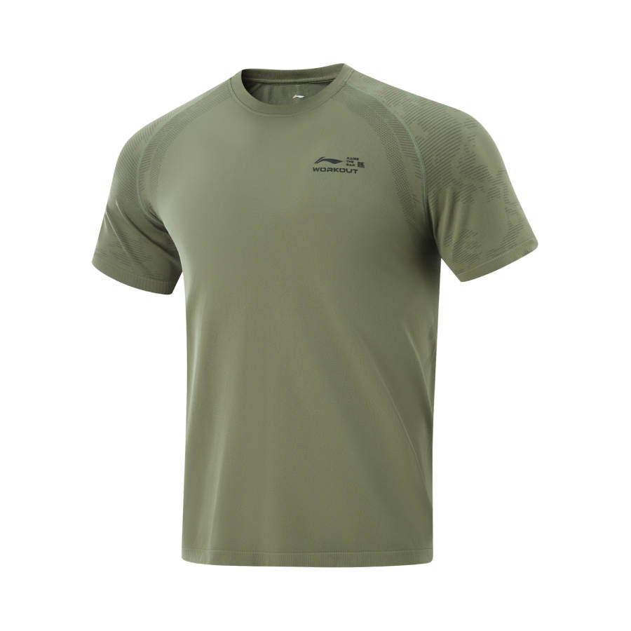 Li-Ning Li Ning Fitness Series T Shirt Men's Tea Green