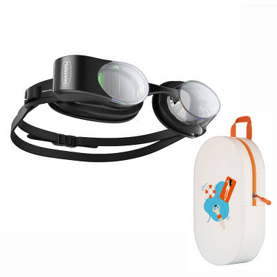 GUANGLI HD Transparency Leakproof Swim Goggles Transparent Lens Unisex Display Distance, Pace, And Duration