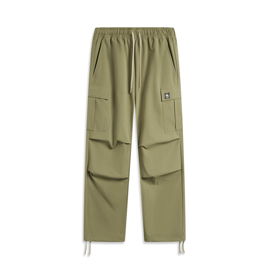 Li-Ning Li Ning BADFIVE Knitted Sweatpants Men's Agarwood Green