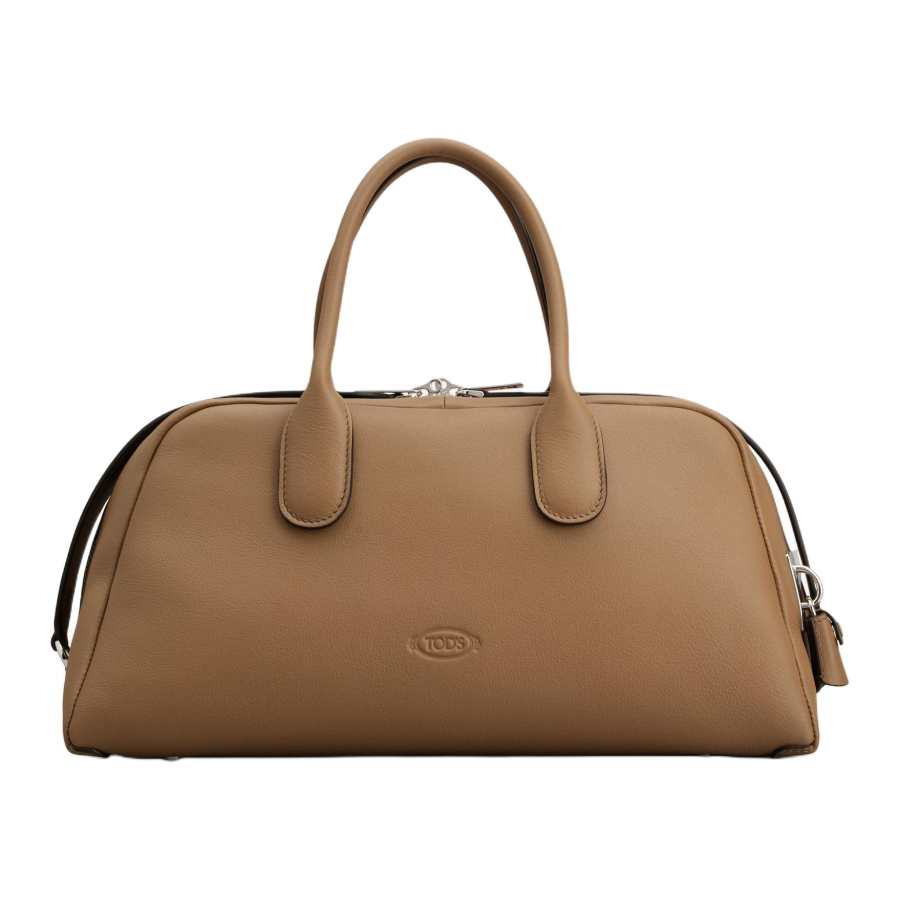 TOD'S Calfskin Handbag Medium Women's Brown