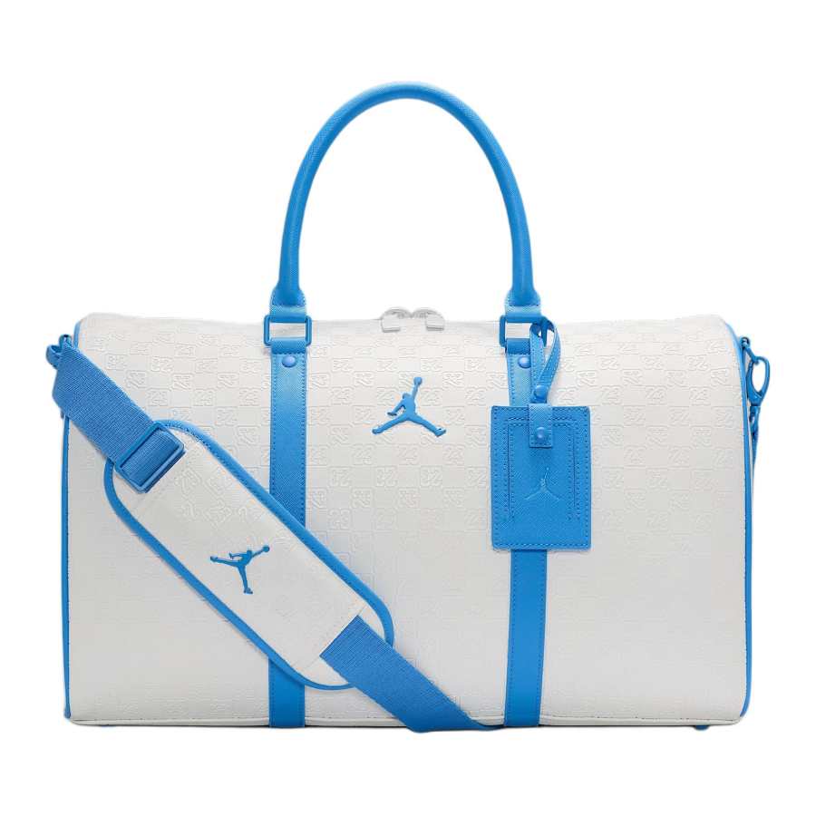 Jordan Jordan Monogram 25L Polyurethane Handbag, Shoulder Bag, Crossbody Bag, Travel Bag Women's White