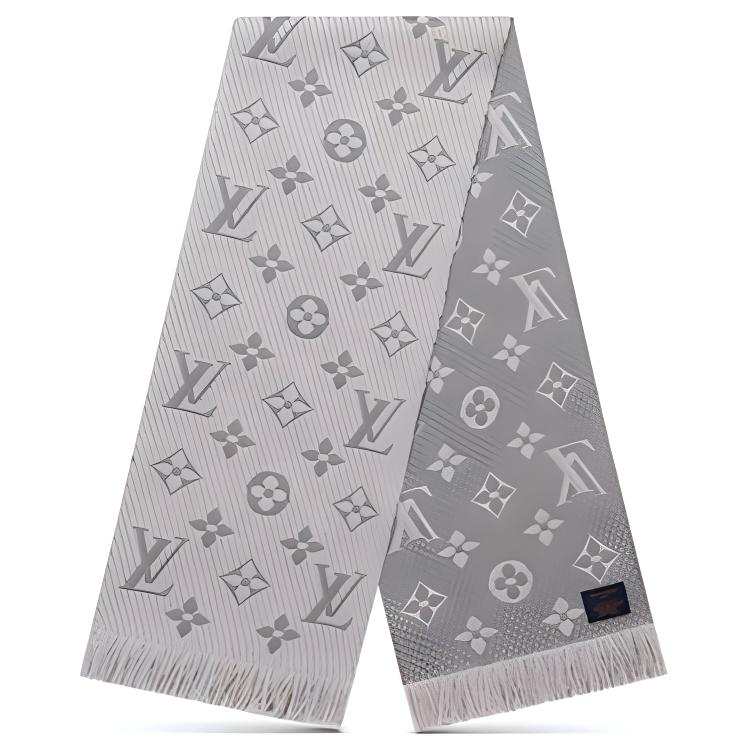 LOUIS VUITTON 21st Century Wool Logomania Scarf Scarves