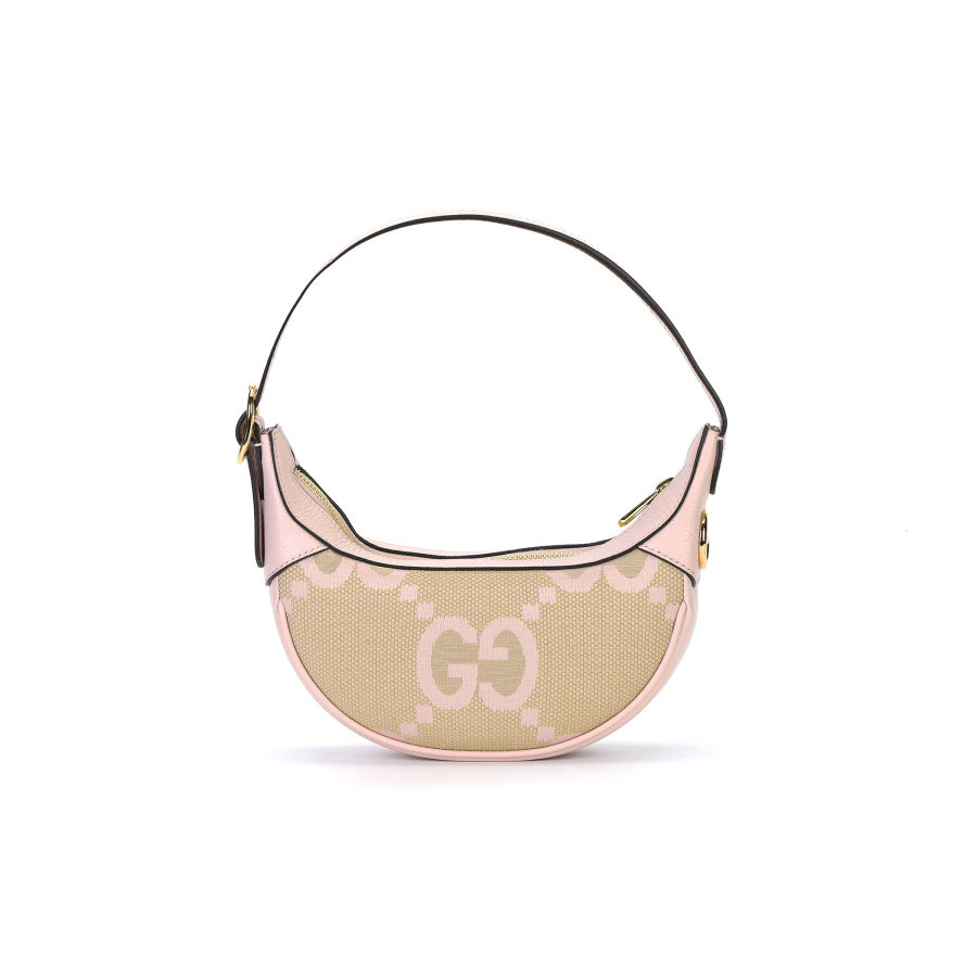 GUCCI Ophidia Canvas With Leather Shoulder Bag, Handbag, Canvas Bag, Shoulder Bag Mini Women's