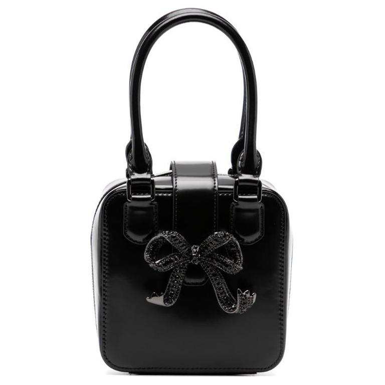 Self-portrait Self portrait Leather Handbag Mini Women's Black