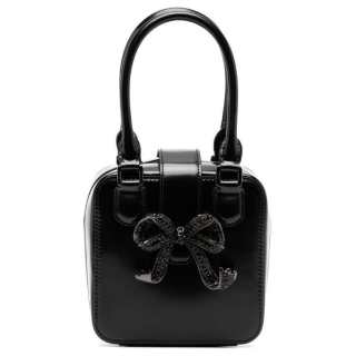 Self-portrait Self portrait Leather Handbag Mini Women's Black