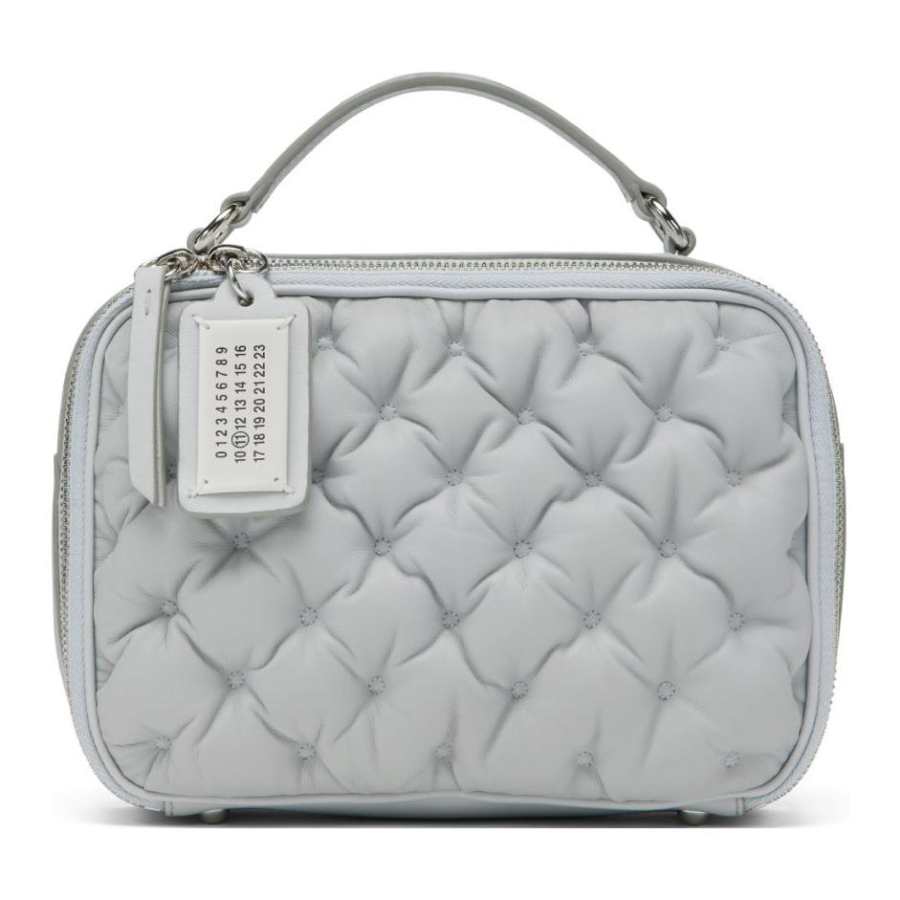 Maison Margiela Glam Slam Sheepskin Camera Bag, Shoulder Bag, Crossbody Bag, Handbag Medium Women's Glacier