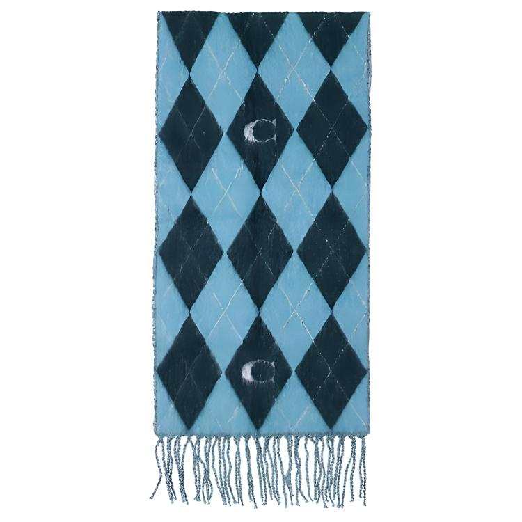 COACH Knit Scarves Women's Blue