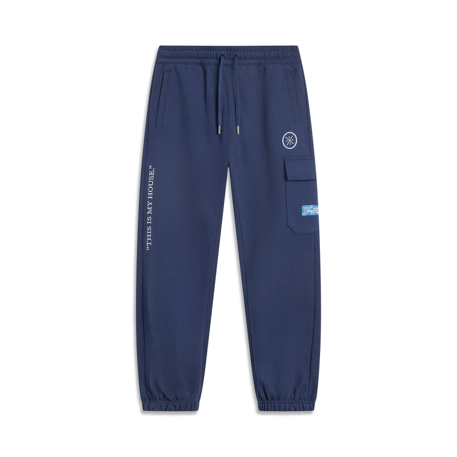 Li-Ning Li Ning Knitted Sweatpants Men's Dark Ship Blue