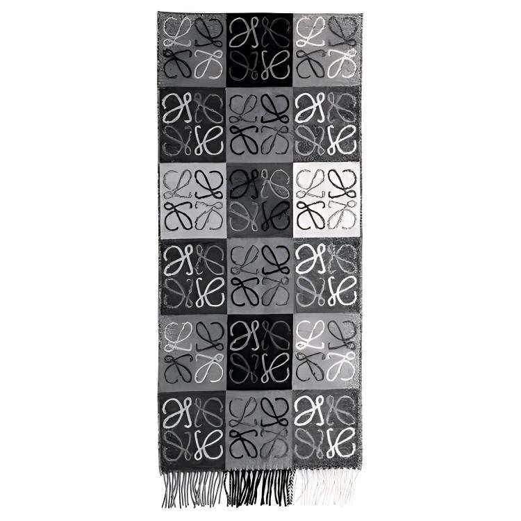 LOEWE Knit Scarves Women's Gray