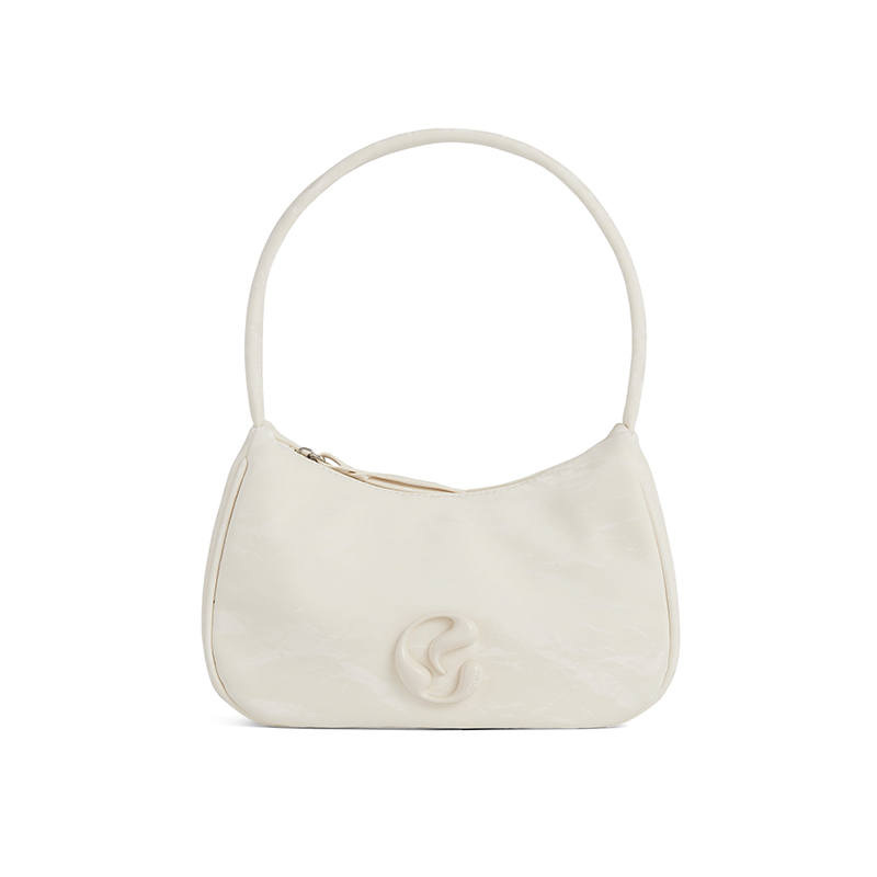 JACD JACD Pu Shoulder Bag Medium Women's Black/White