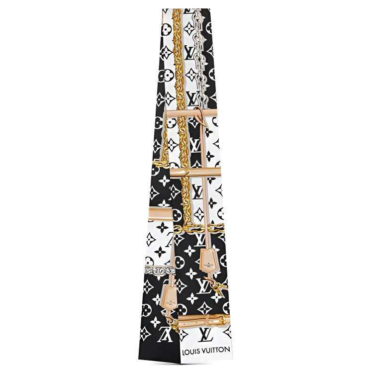 LOUIS VUITTON LOUIS VUITTON Pre Owned 2021 Monogram Silk Scarf