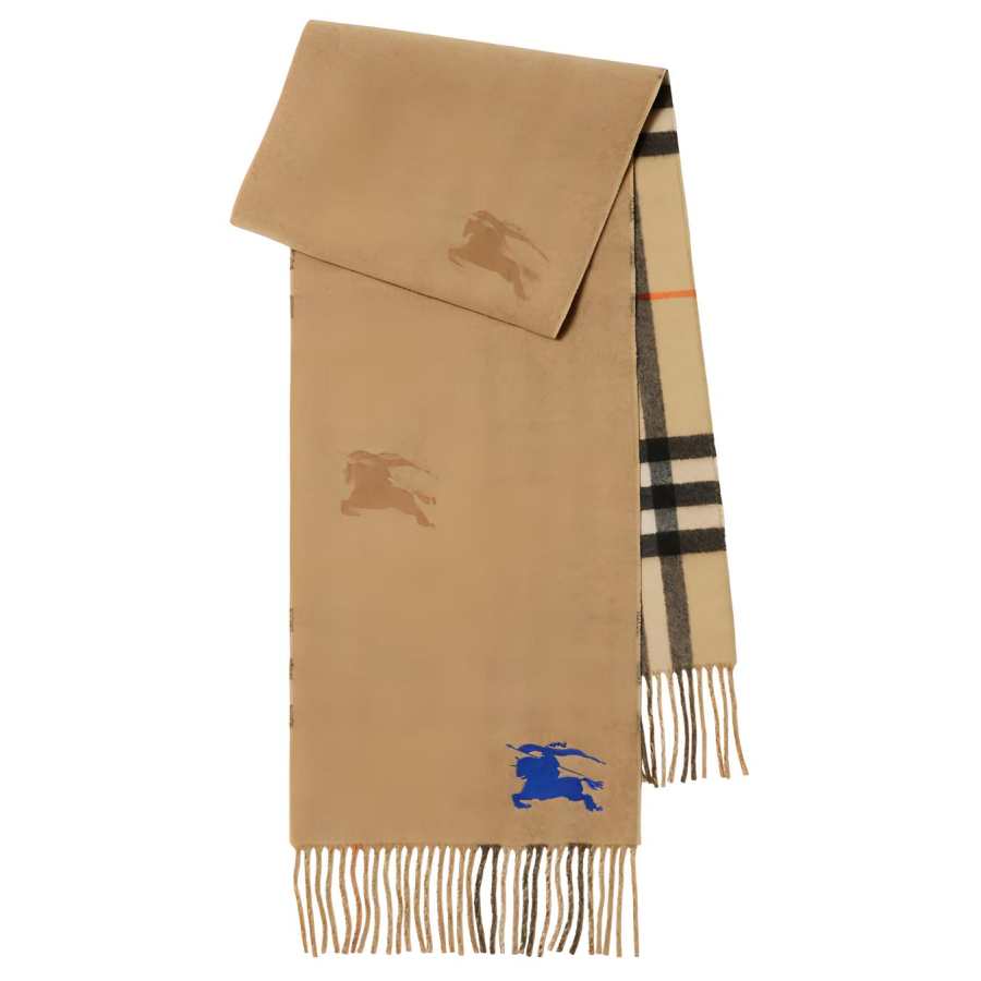 Burberry Burberry Reversible Check Cashmere Scarf