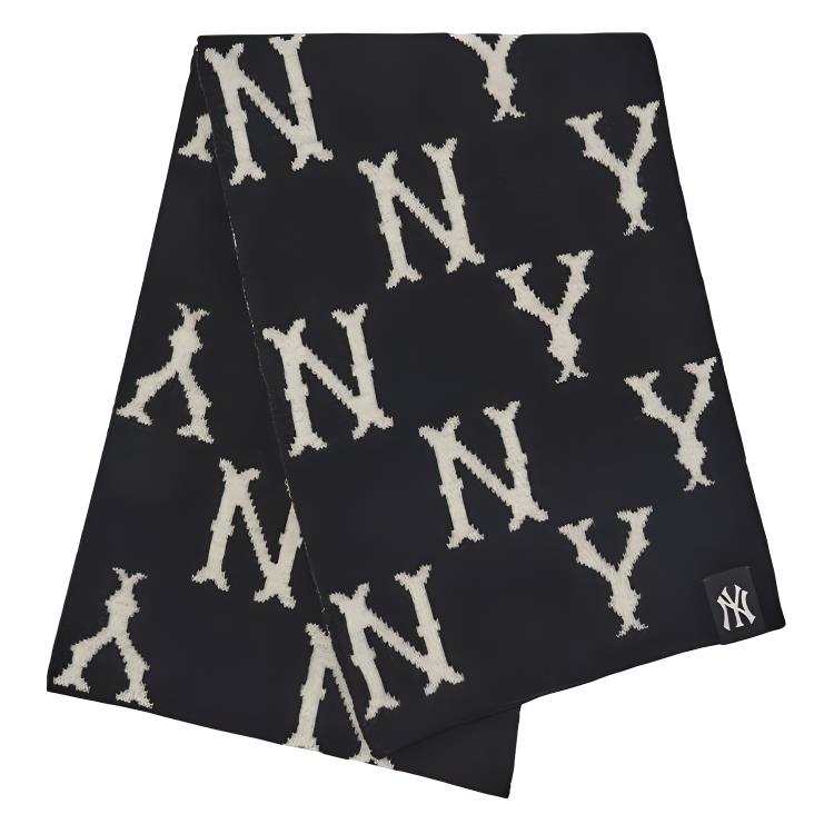 MLB MLB Knit Scarves Unisex Black/White