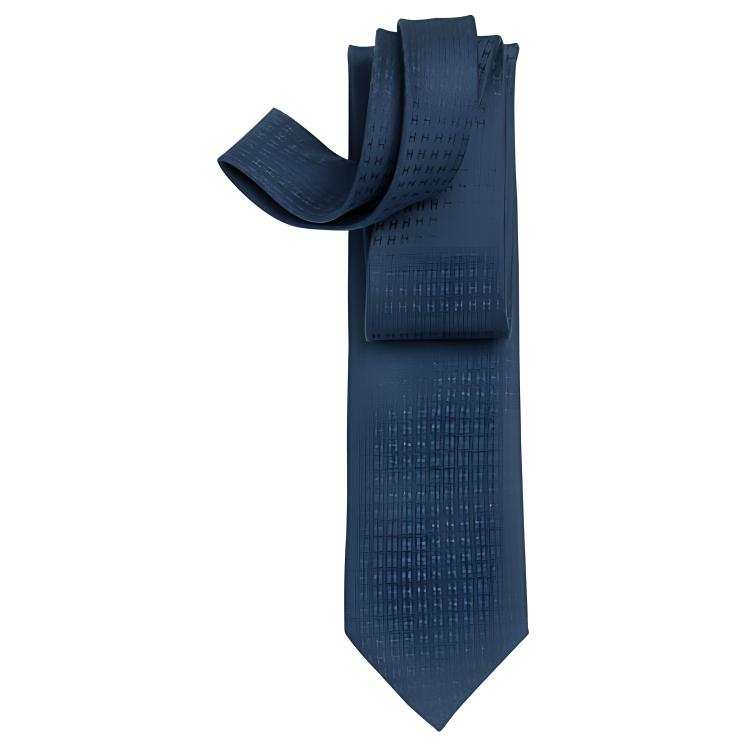 HERMES HERMES Silk Ties Men's Marine Blue