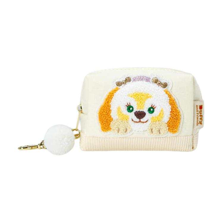 Disney 2024 Winter Duffy And Friends Polyester Coin Purse Unisex Light Yellow