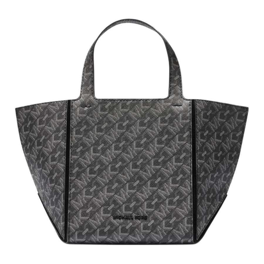 MICHAEL KORS Jordi Artificial Leather Tote Bag, Shopping Bag, Handbag Small Women's Black
