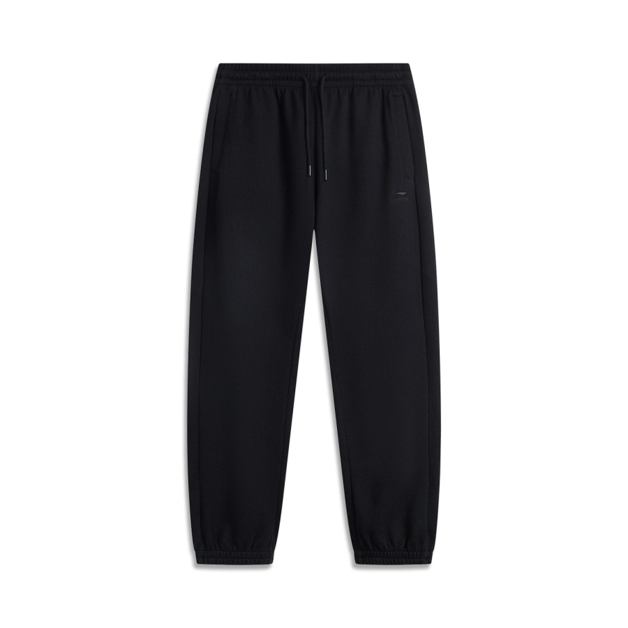 Li-Ning Li Ning Sports Lifestyle Collection Sports Trendy Collection Knitted Sweatpants Men's Black