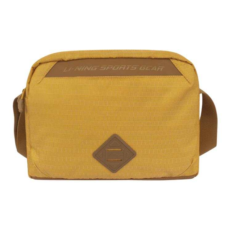 Li-Ning Li Ning Nylon Shoulder Bag Unisex Yellow