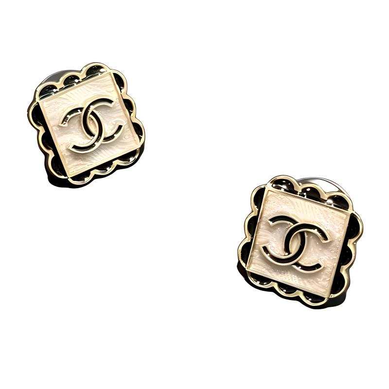 CHANEL CHANEL Stud Earrings Women's Pink