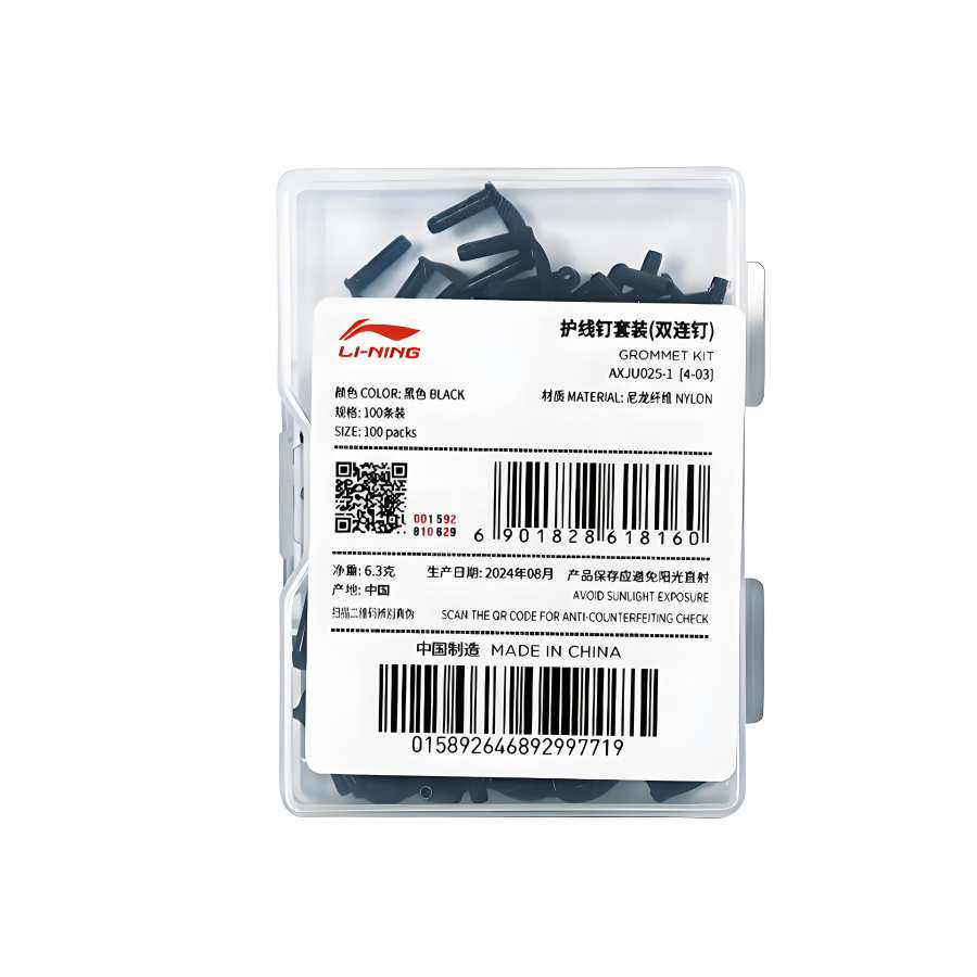 Li-Ning Li Ning Grommets Nylon Racket Unisex 100 Pack