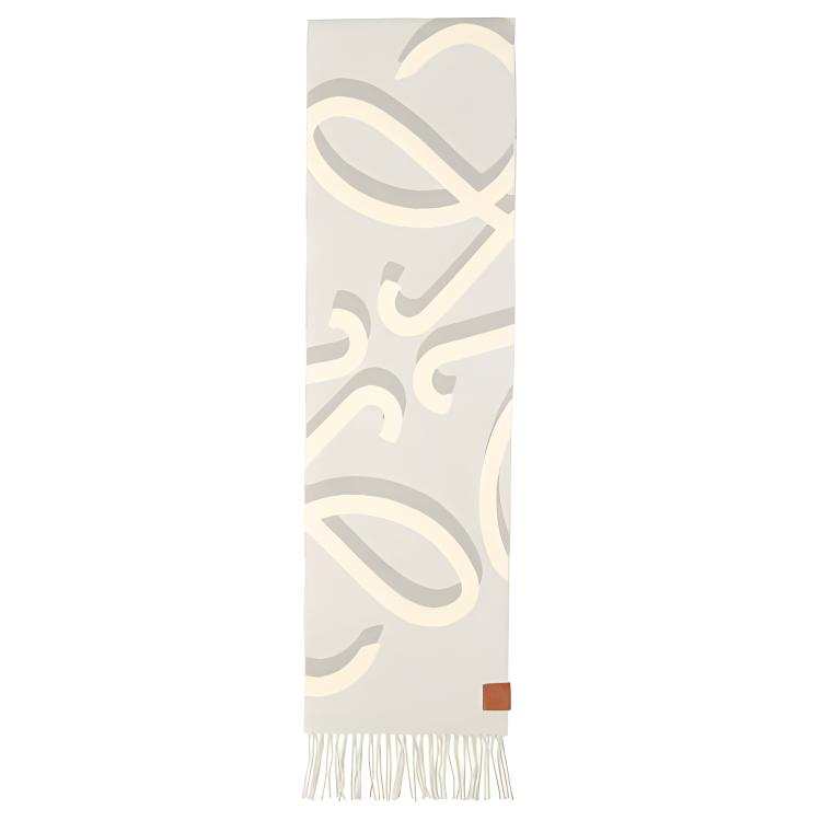 LOEWE LOEWE Logo Fringed Scarf