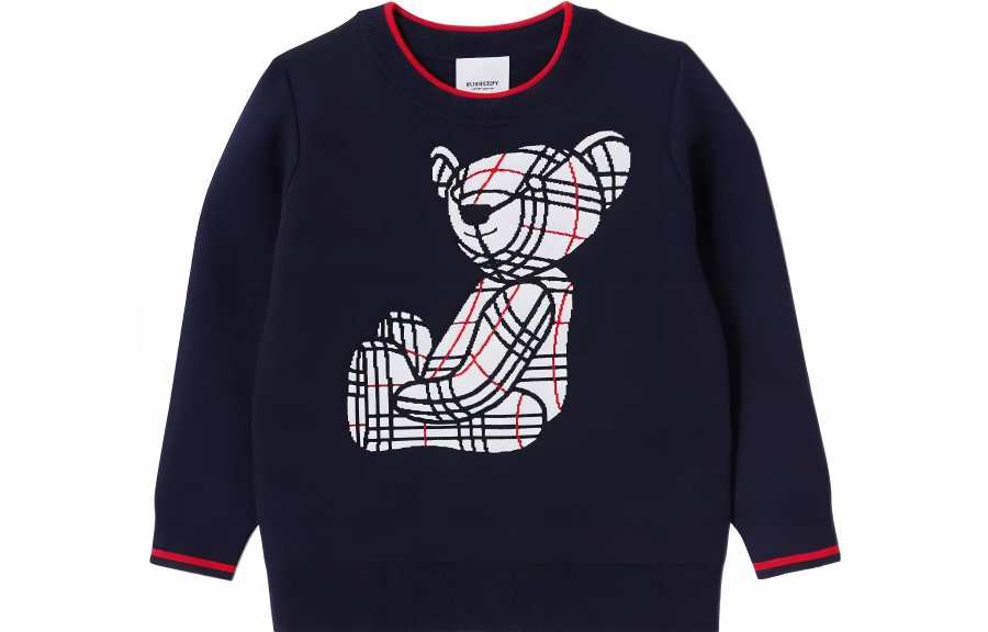 Burberry Sweater Marine Blue Kids'