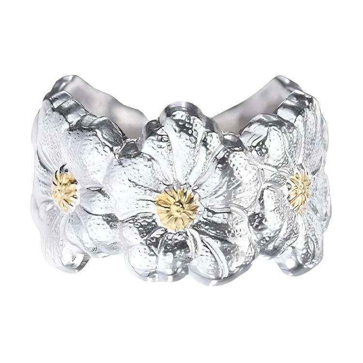 BUCCELLATI BUCCELLATI 925 Sterling Silver Rings Unisex Silver