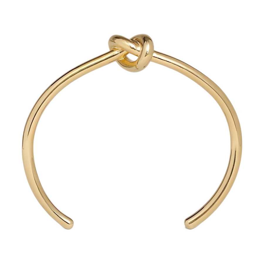 CELINE CELINE Knot Extra thin Bracelet In Brass With Gold Finish