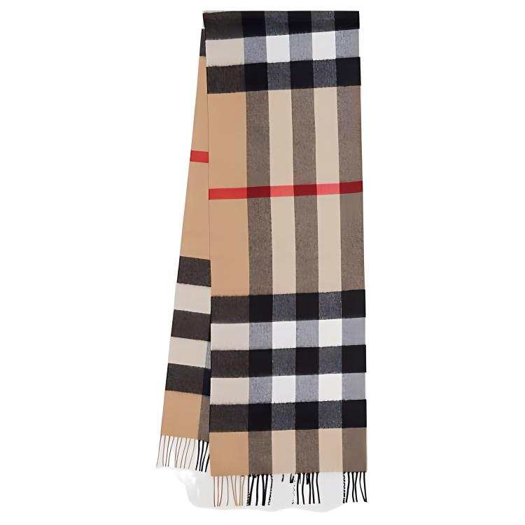 Burberry 【Previous Season】checked cashmere scarf