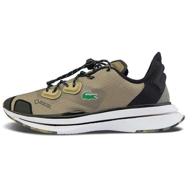 LACOSTE Low top Casual Shoes Women's Khaki Black