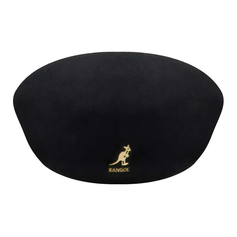 KANGOL KANGOL Logo Embroidered Wool Beret Black