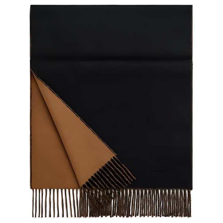 HERMES HERMES Cashmere Knit Scarves Men's