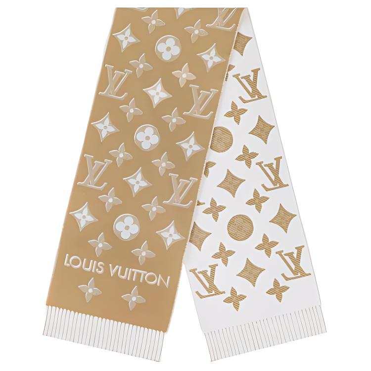 LOUIS VUITTON ESSENTIAL Wool Knit Scarves Women's