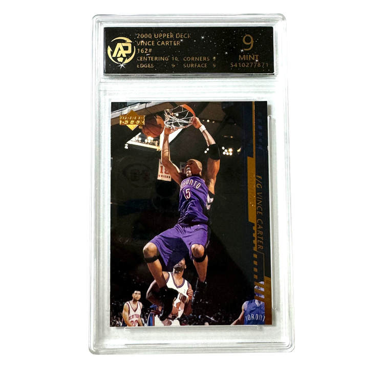 UPPER D.E.C.K UPPER DECK Upper Deck Vince Carter, Raptors, Slam Dunk King, Half Man, Half God, Star Card 9 Points Graded Cards 1 Pc