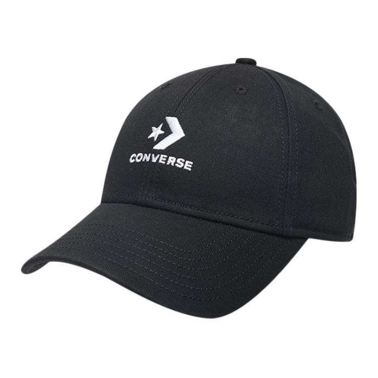 Converse Converse Adjustable Cotton Baseball Caps Unisex Black