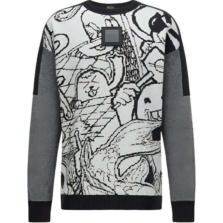 HUGO BOSS FW22 Sweater Men's Gray