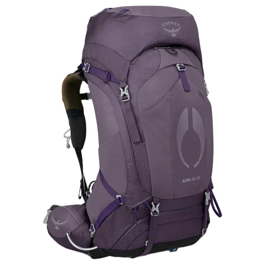 OSPREY 50L Mountaineering Bag Backpack Outdoor Bag Nylon Enchanting Purple Women's