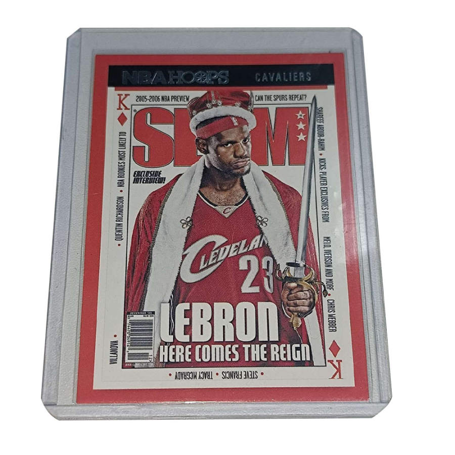 PANINI NBA Hoops LeBron James Limited Edition Teca SLAM. Cover Magazine LeBron James Basketball Card Sports Cards 1 Pc